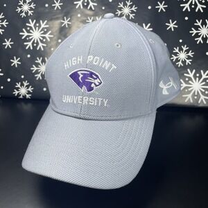High Point University Under Armour Men's Team Logo Fitted Hat Cap Size LG/XL